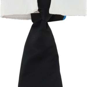 Play On Neck Tie, Black/White, One Size