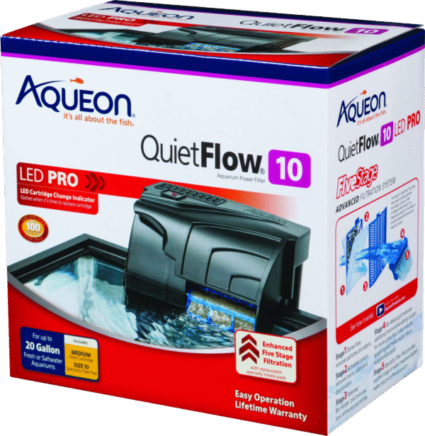 Aqueon Quiet Flow 10 LED PRO Filter