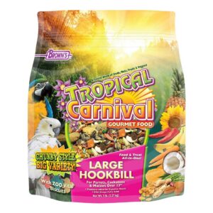 F.M. Brown's 5 pound Tropical Carnival? Gourmet Large Hookbill Food