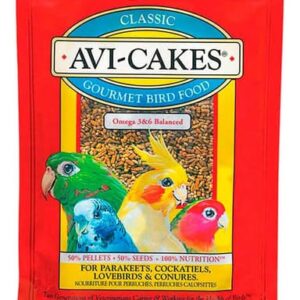 Lafeber Classic Avi-Cakes for Parakeets, Cockatiels & Conures, 8 Ounces