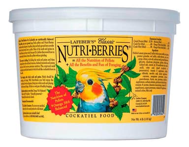 Lafeber Classic Nutri-Berries for Cockatiel, 4 Pounds