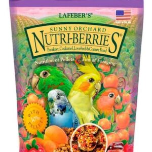 Lafeber Sunny Orchard Nutri-Berries for Keets, Tiels, Lovebirds & Conures, 10 Ounces