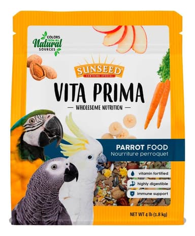 SUNSEED VITA PRIMA™ Wholesome Nutrition Parrot Food 4 Pounds