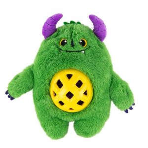 Play On Halloween Plush/TPR Monster Dog Toy