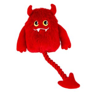 Play On Halloween Plush/Rope Devil Bat Dog Toy