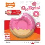 Nylabone Donut Dog Toy Bacon Glazed Pink, Medium