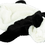 Play On Dog Toy Flattie Panda, 15 inches