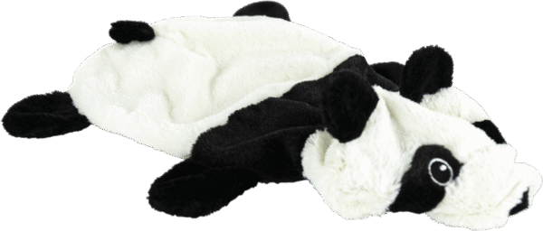 Play On Dog Toy Flattie Panda, 15 inches