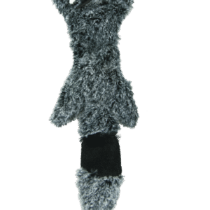 Play On Flattie Raccoon Dog Toy, Small