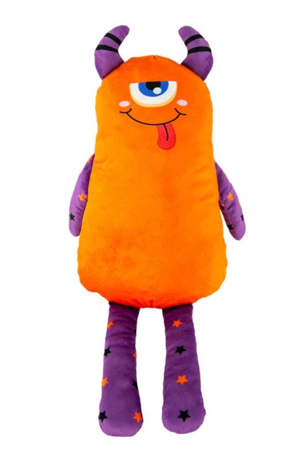 Play On Halloween XL Orange Monster Dog Toy