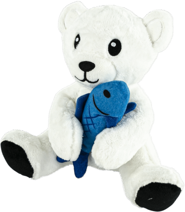 Play On Dog Toy Sustainable Plush Nesting Polar Bear
