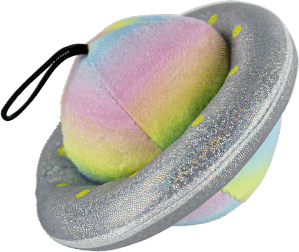 Play On Dog Toy Plush Rainbow Planet