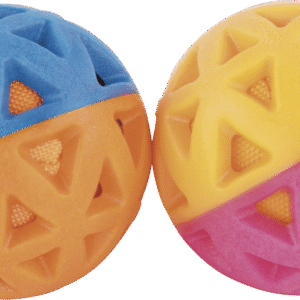 Play On TPR Triangle Ball Dog Toy, Assorted