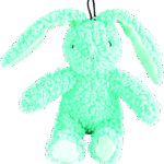 Play On Dog Toy Plush Bunny