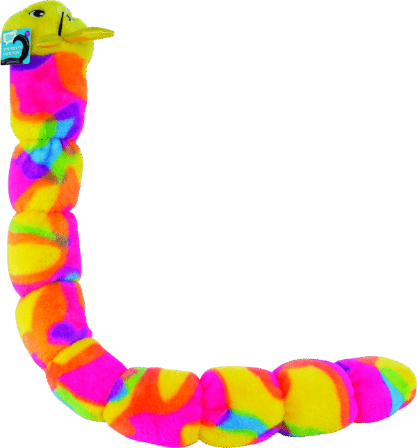 Play On Plush Caterpillar Dog Toy