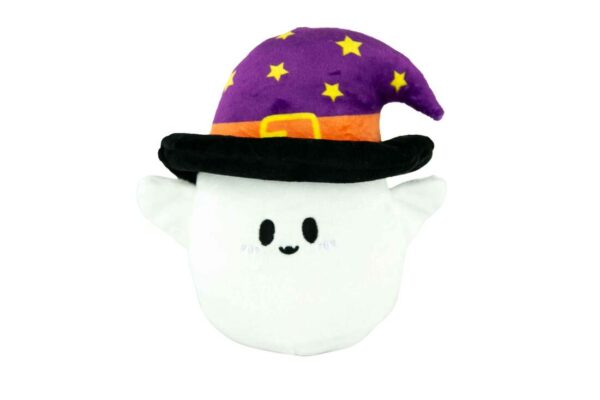 Play On Halloween Plush Ghost Witch Dog Toy