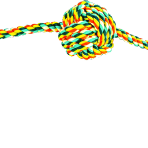 Play On Dog Toy Rope 3 Knot