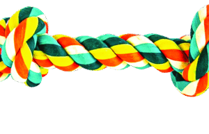 Play On Dog Toy Rope 4 Knot