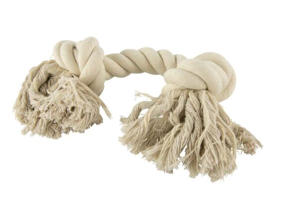 Play On Dog Toy, Rope Natural 2 Knot, Large