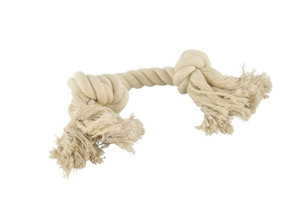 Play On Dog Toy, Rope Natural 2 Knot, Small