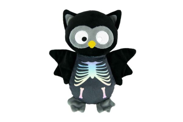 Play On Halloween Plush Skeleton Owl Dog Toy