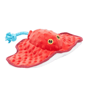 Bark Sting Crosby The Ray Stingray Plush Dog Toy