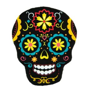 Play On Halloween Sugar Skull Flattie Dog Toy